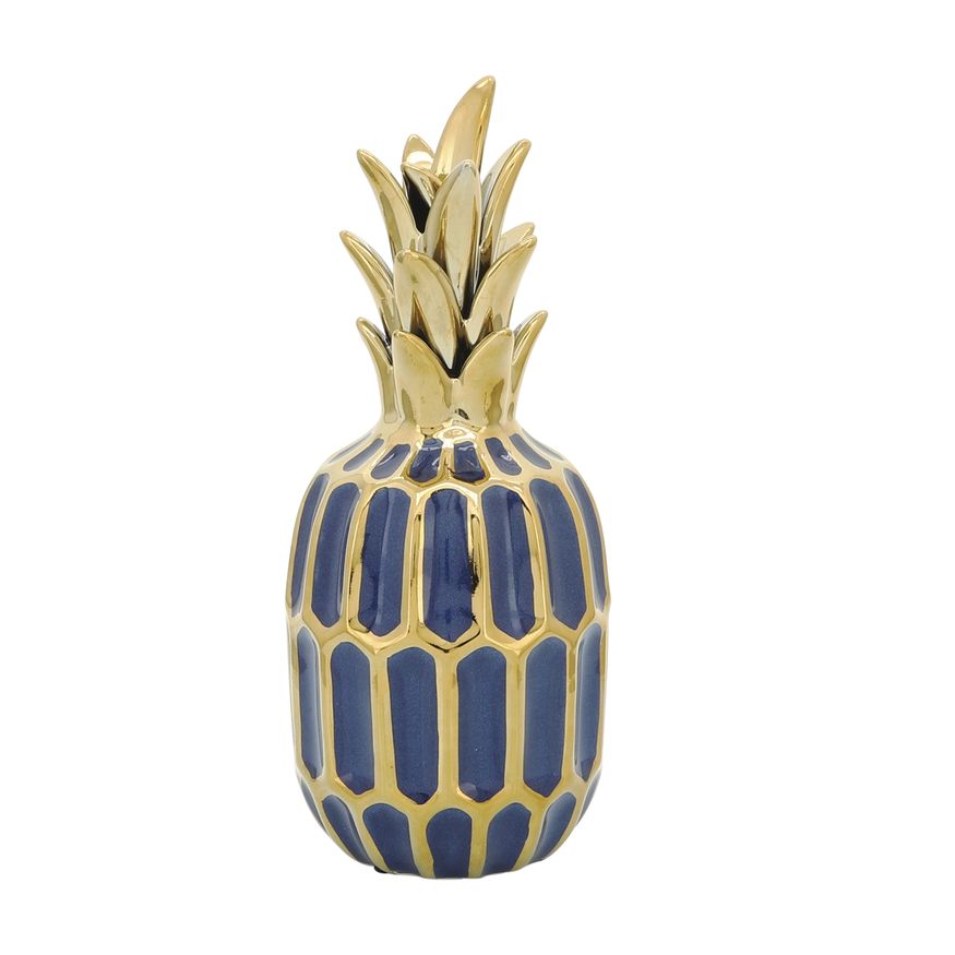 Sagebrook 10" Ceramic Pineapple