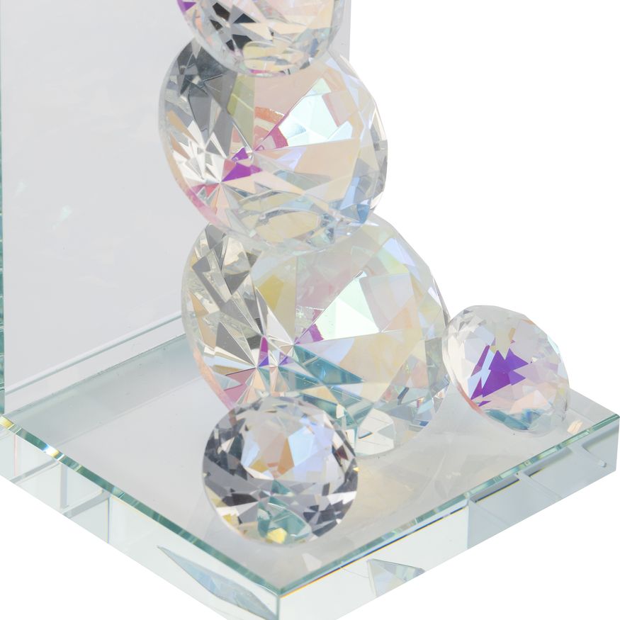 Sagebrook - Crystal Diamond Bookends (Set Of 2) in Rainbow