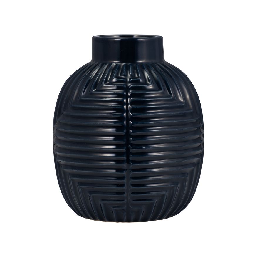 Sagebrook 20" Ceramic Striped Texture Vase