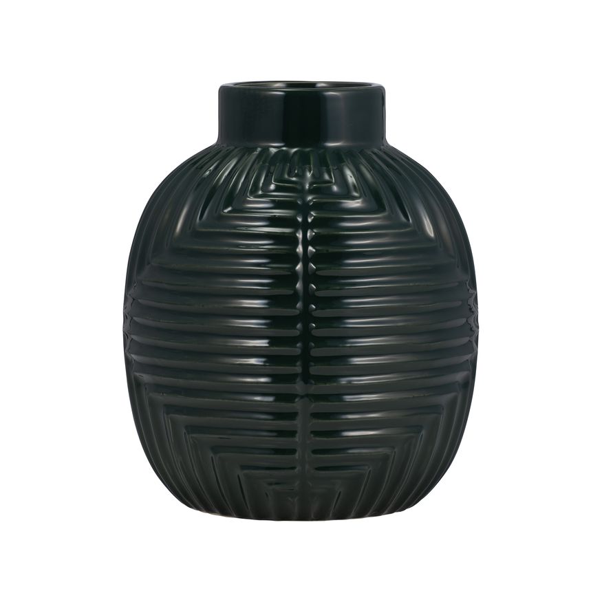 Sagebrook 20" Ceramic Striped Texture Vase