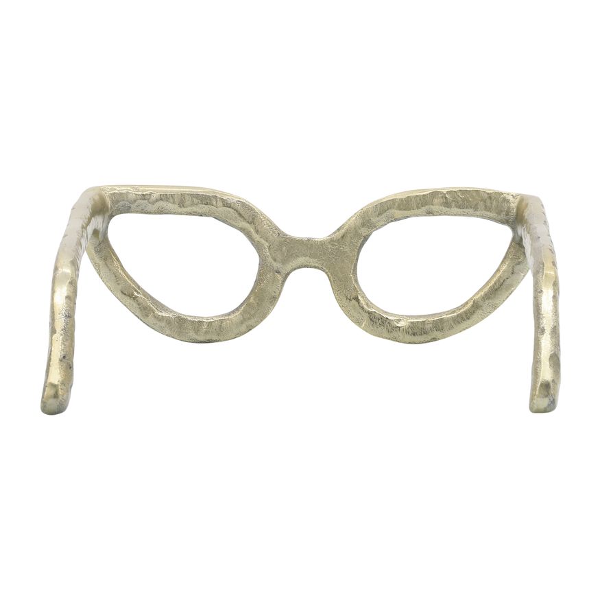 Sagebrook Glasses Sculpture - Gold