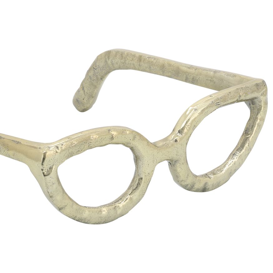 Sagebrook Glasses Sculpture - Gold