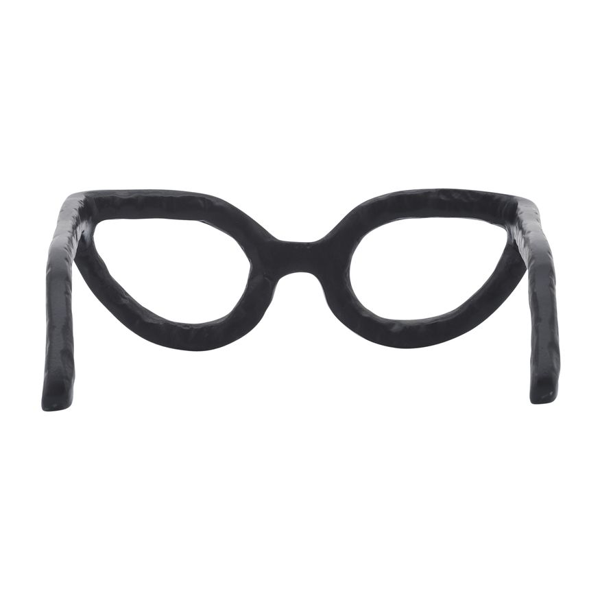 Sagebrook Aluminum Glasses Sculpture - Black