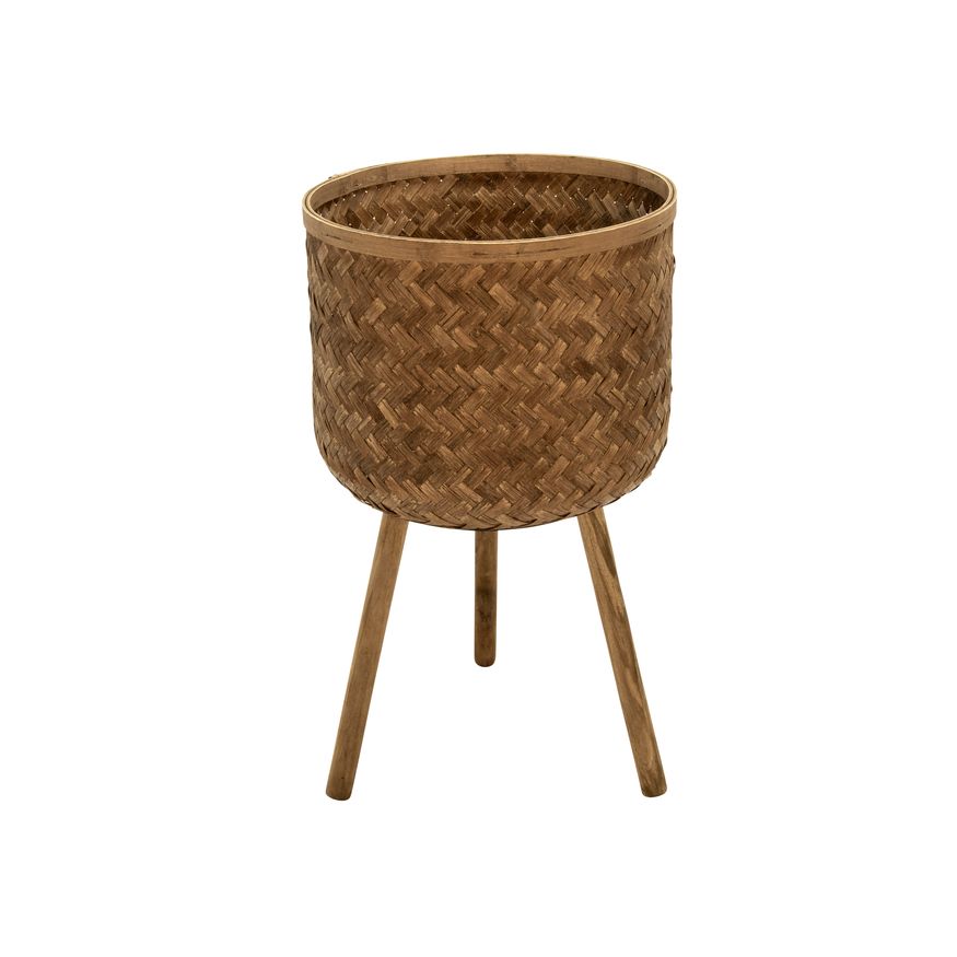 Sagebrook™ Bamboo Planters (Set Of 3) - Brown