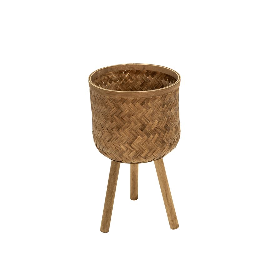 Sagebrook™ Bamboo Planters (Set Of 3) - Brown