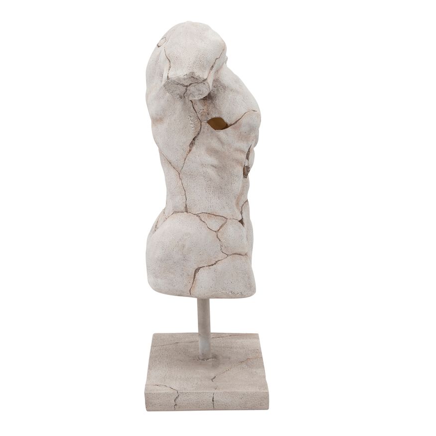 Sagebrook™ Cracked Torso Sculpture - White