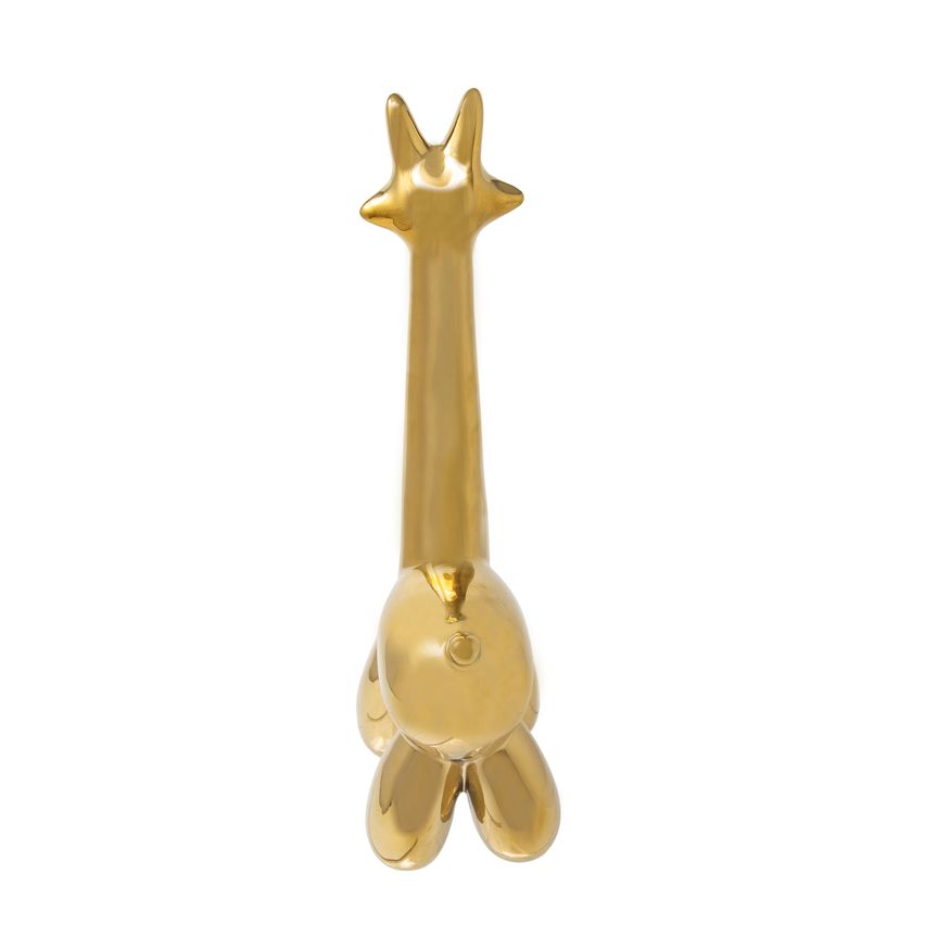 Sagebrook Giraffe Balloon Animal - Gold