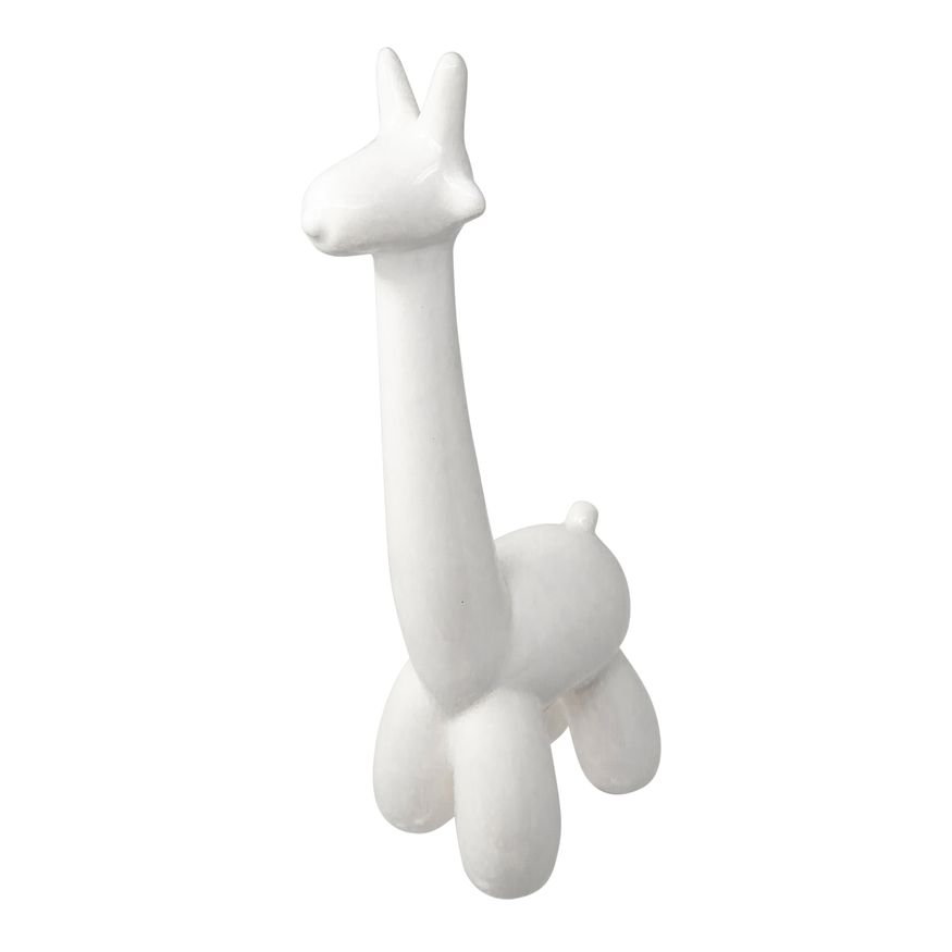 Sagebrook Giraffe Balloon Animal - White