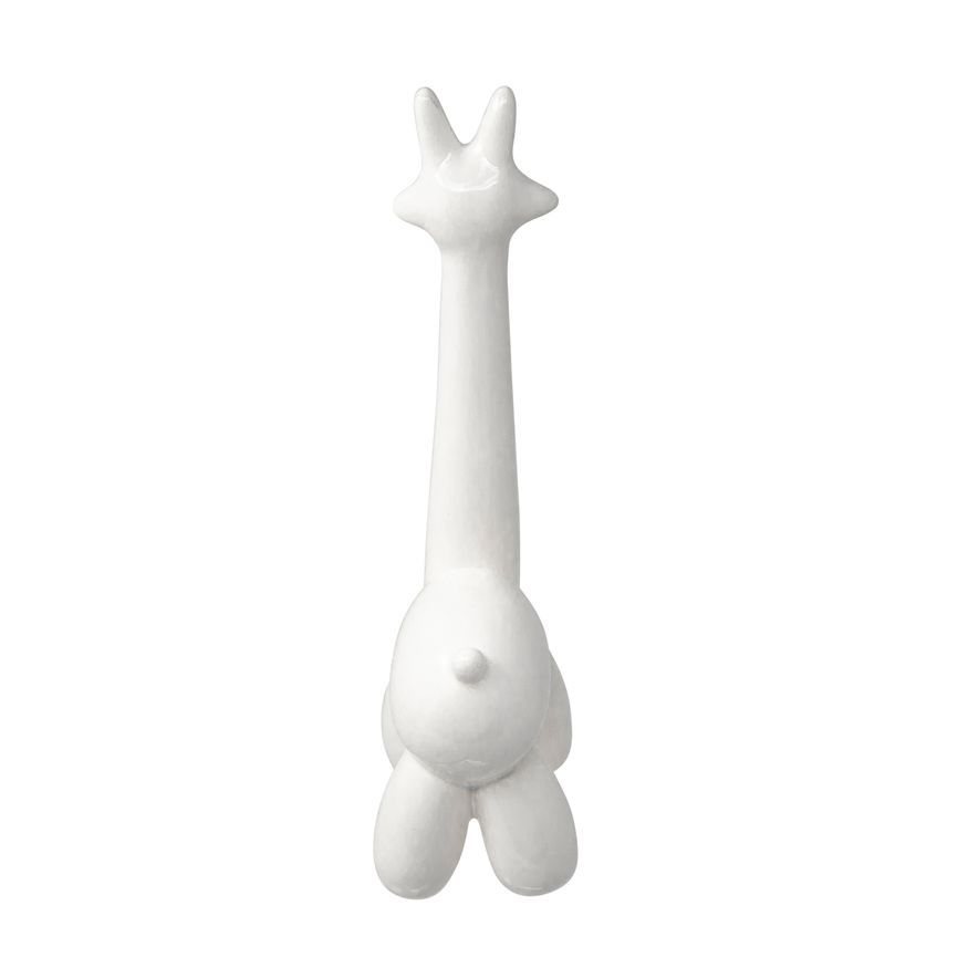 Sagebrook Giraffe Balloon Animal - White