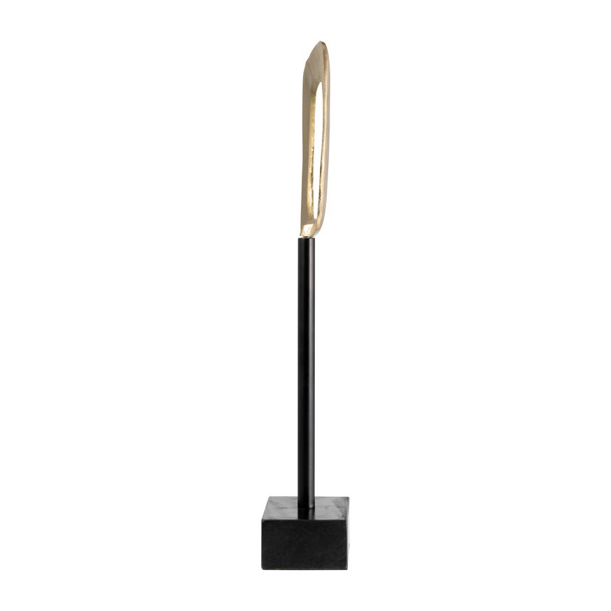 Sagebrook 21.75" Aluminum Rhombus On Stand - Gold