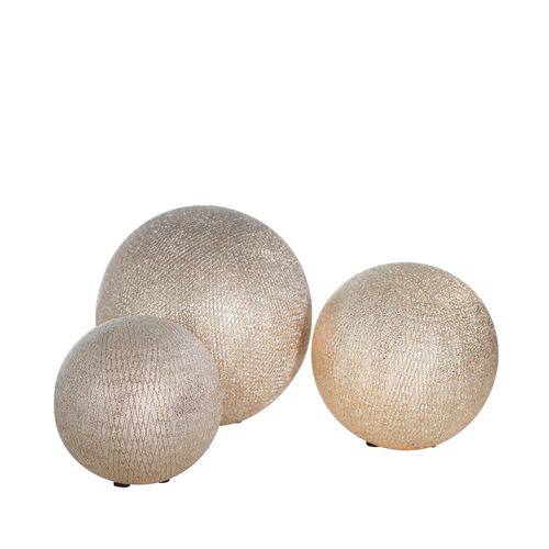 Sagebrook 6"/5"/4" Ceramic Orbs (Set Of 3)