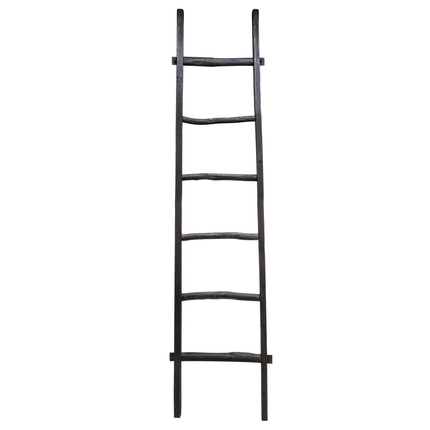 Sagebrook 76" Wooden Decorative Ladder