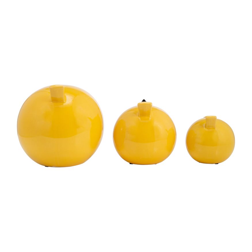 Sagebrook™ 7.5" Ceramic Birds (Set Of 3) - Yellow