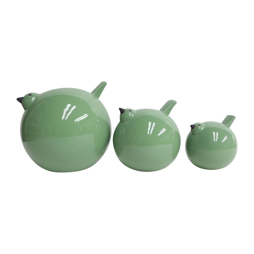 Sagebrook 7.5" Ceramic Birds (Set Of 3)