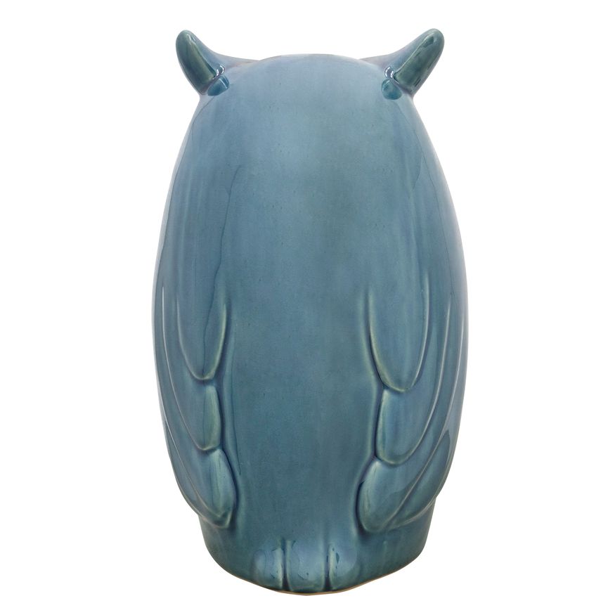 Sagebrook 10" Owl Decor - Blue