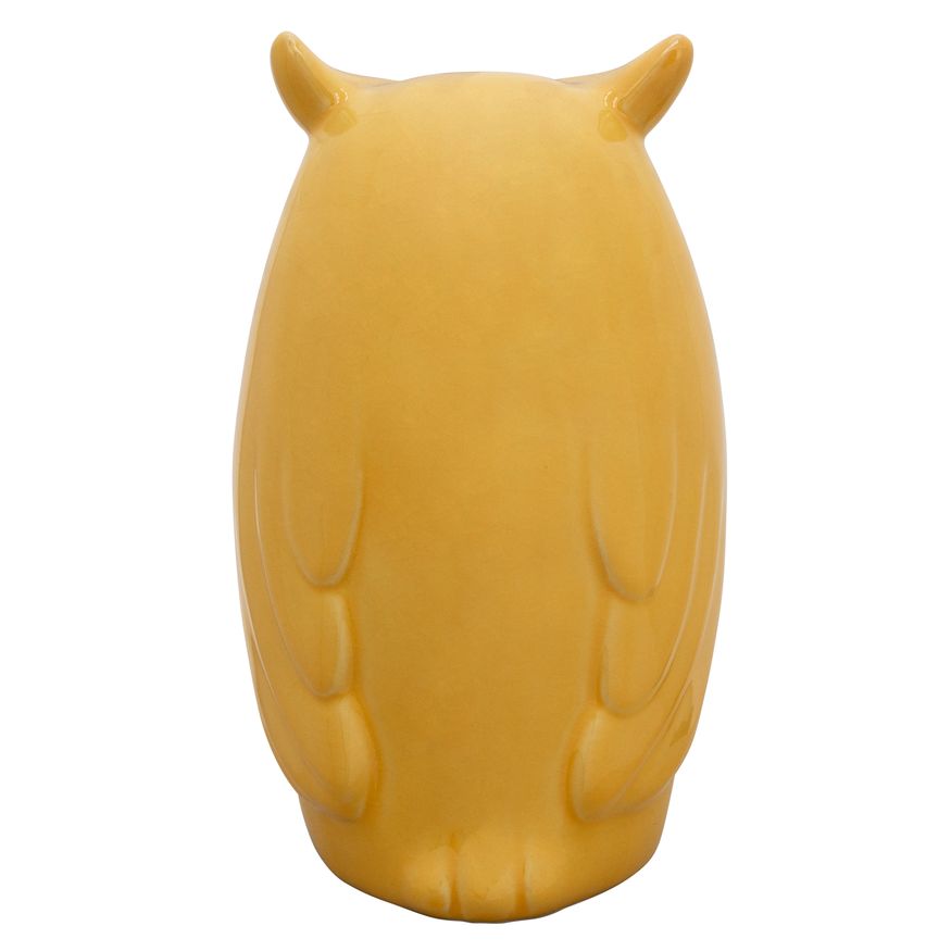 Sagebrook 10" Owl Decor - Yellow