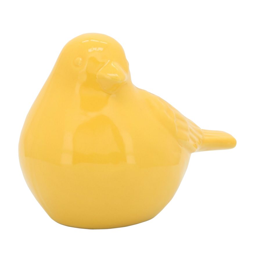 Sagebrook 8" Ceramic Bird Figurine - Yellow