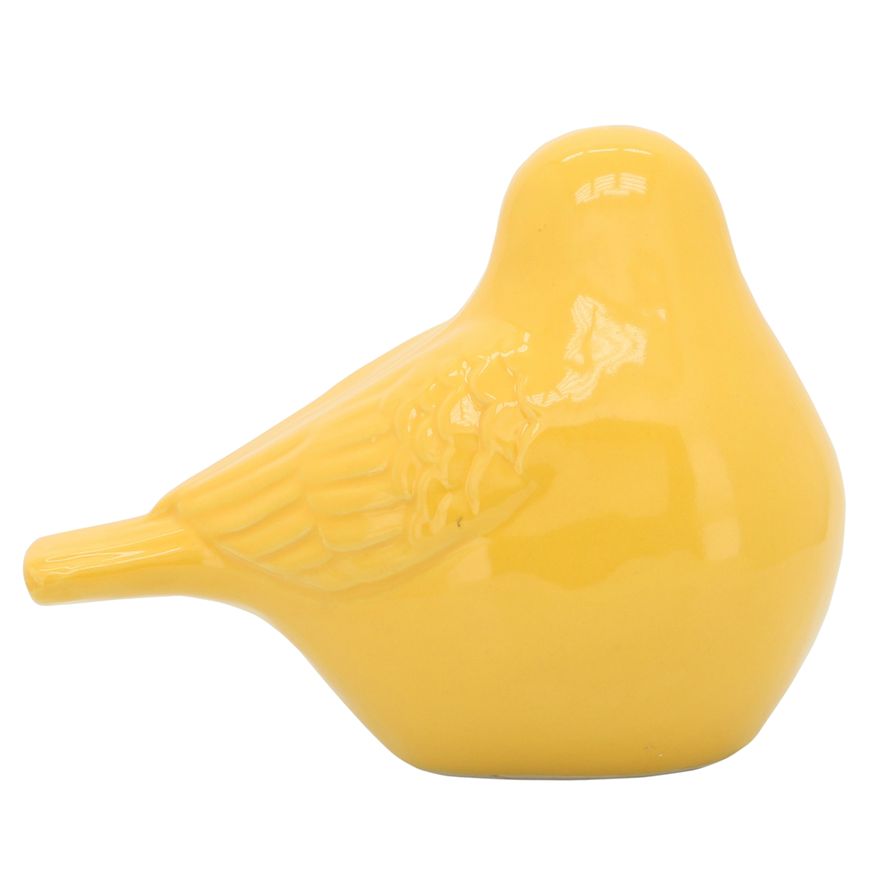 Sagebrook 8" Ceramic Bird Figurine - Yellow