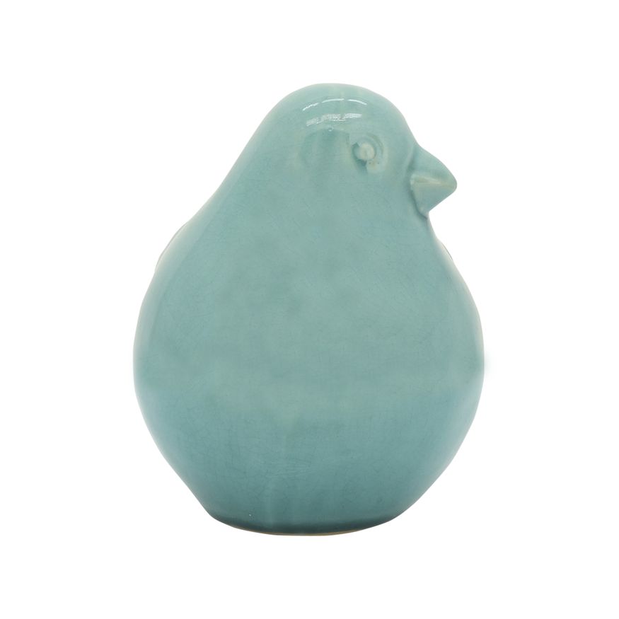 Sagebrook 8" Ceramic Bird Figurine - Sea Green