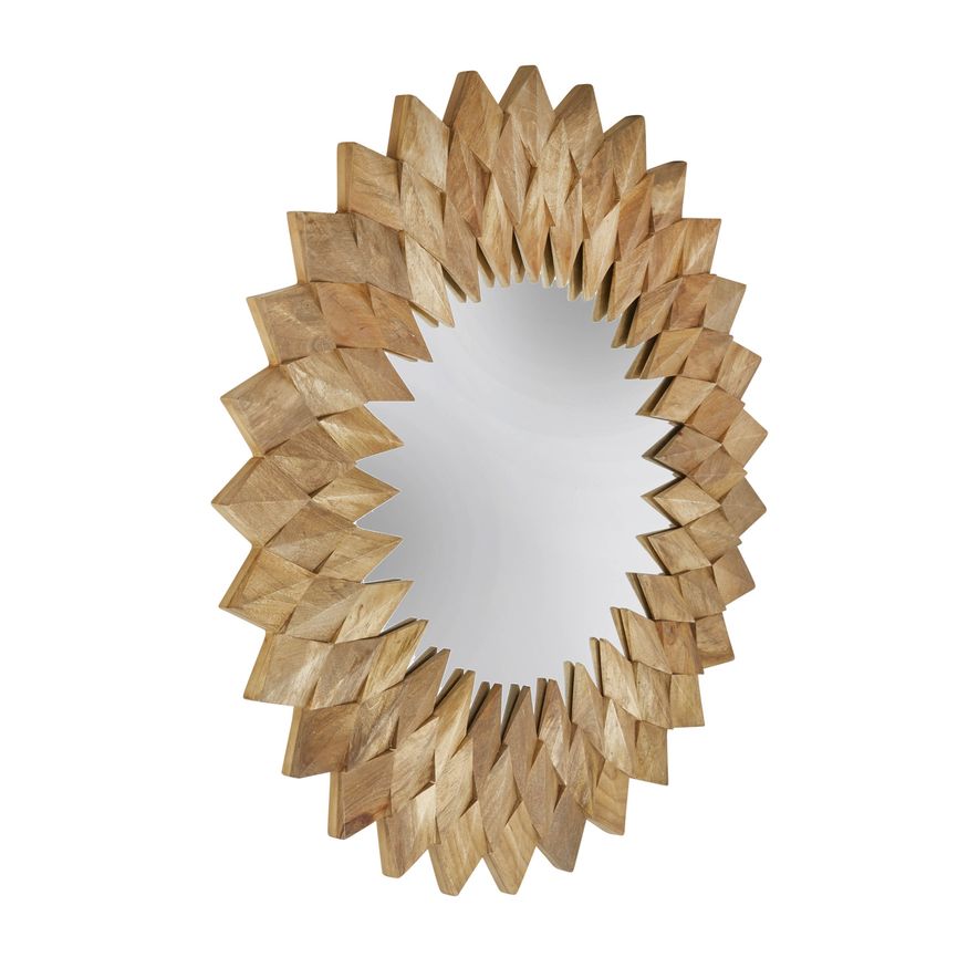 Sagebrook™ Wood Wall Mirror - Brown