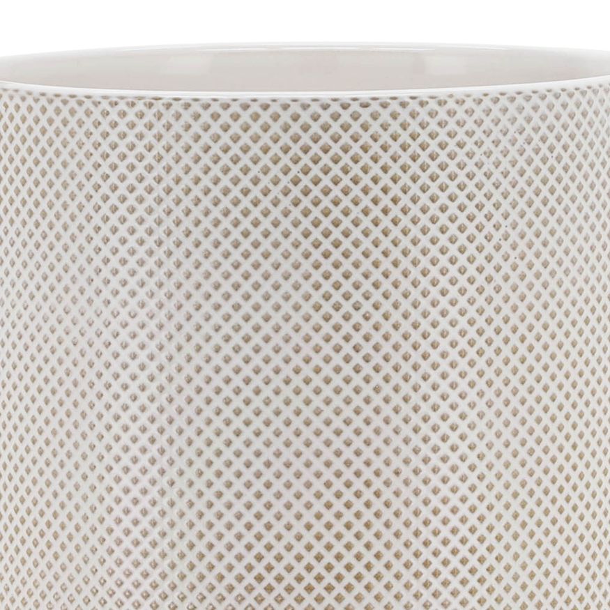 Sagebrook™ 8" Ceramic Planter On Stand - White/Tan