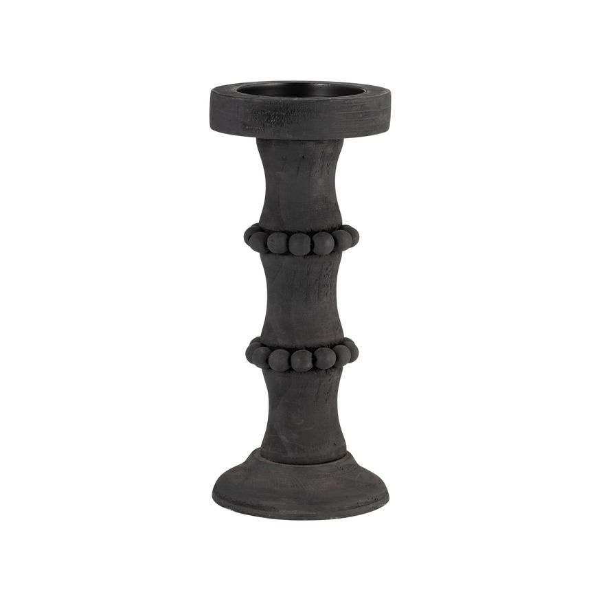 Sagebrook 14" Wooden Antique Style Candle Holder