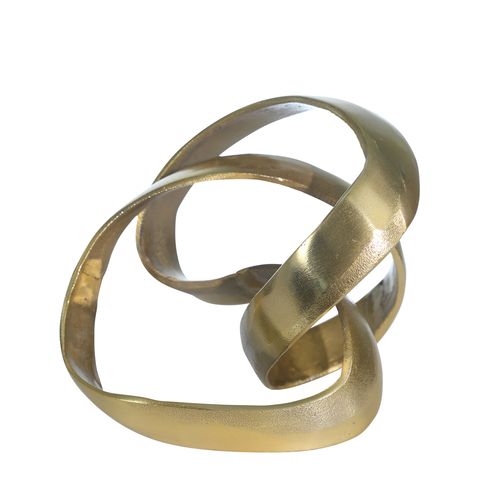 Sagebrook 7" Aluminum Knot Sculpture