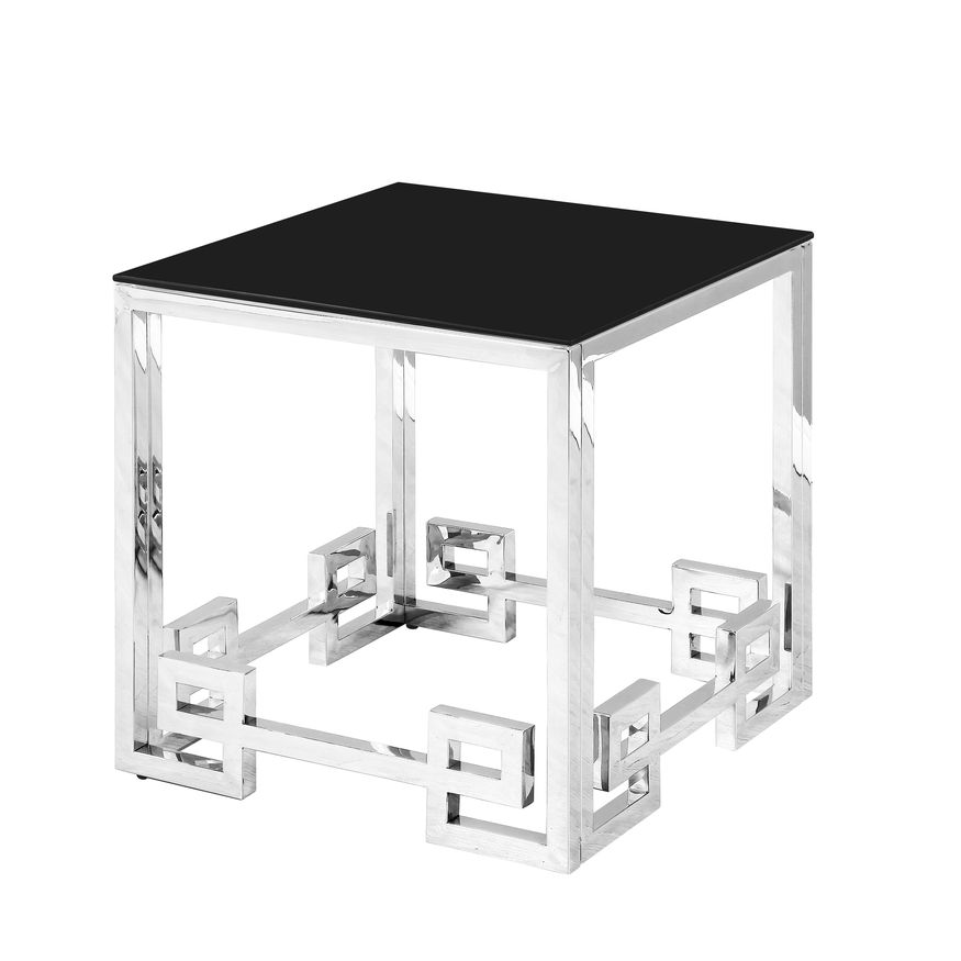 Sagebrook Stainless Steel End Table