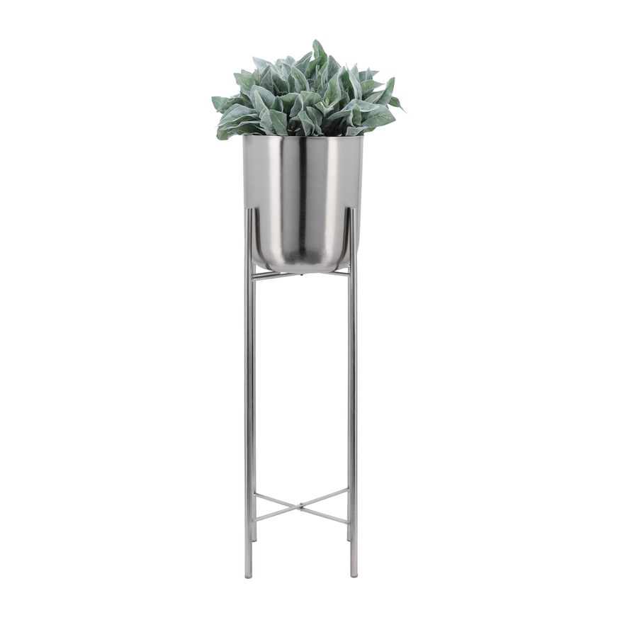 Sagebrook Metal Planters On Stand (Set Of 3)