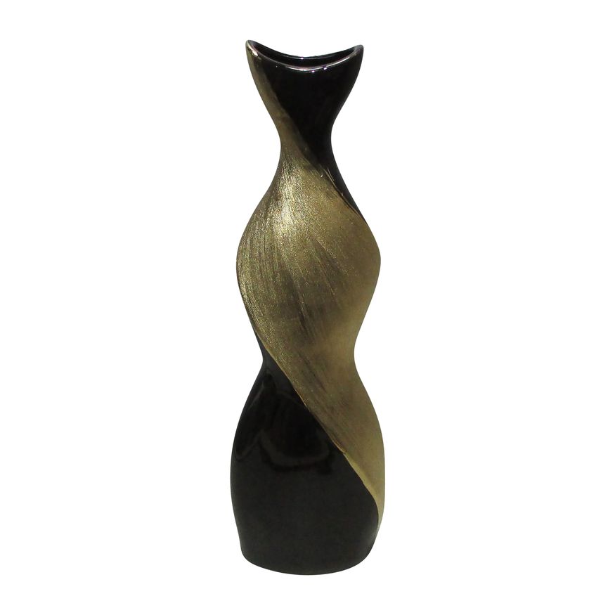 Sagebrook 24" Ceramic Twisted Vase