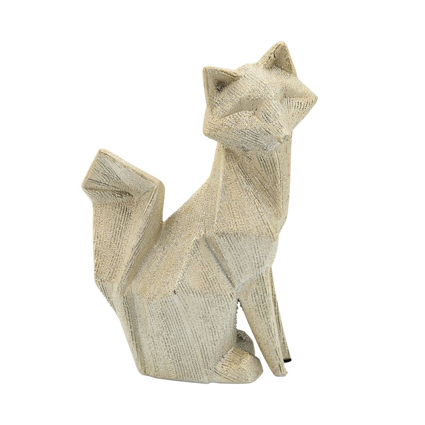 Sagebrook 10" Ceramic Modern Fox Figurine