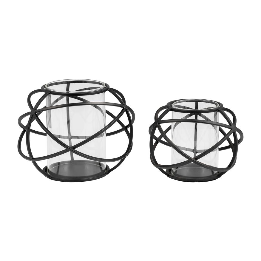 Sagebrook 6" Orb Candle Holders (Set Of 2)