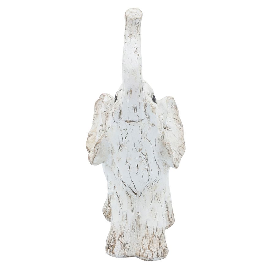 Sagebrook 11" Elephant Figurine - White