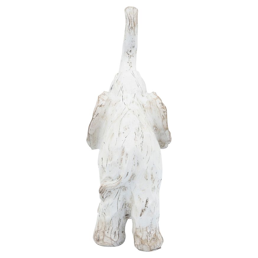 Sagebrook 11" Elephant Figurine - White