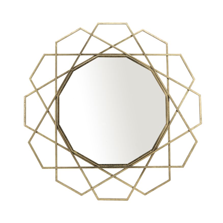 Sagebrook Metal Geometric Mirror