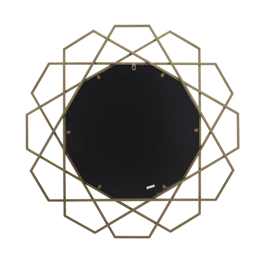 Sagebrook™ Metal Geometric Mirror - Gold