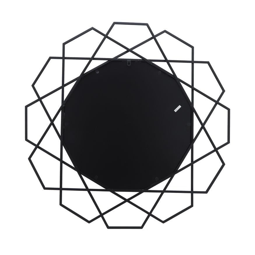 Sagebrook™ Metal Geometric Mirror - Black