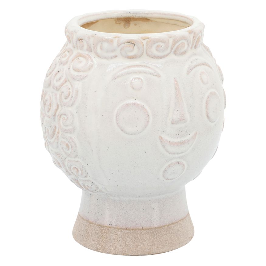 Sagebrook™ 6" Grandma Face Planter - Ivory