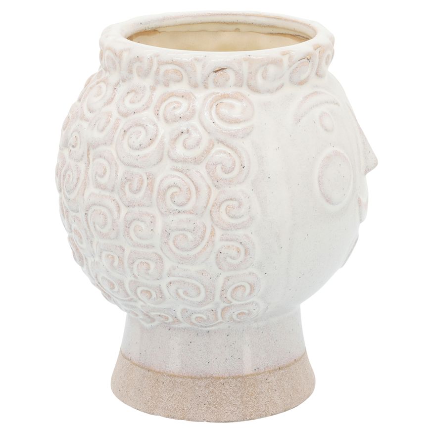 Sagebrook™ 6" Grandma Face Planter - Ivory