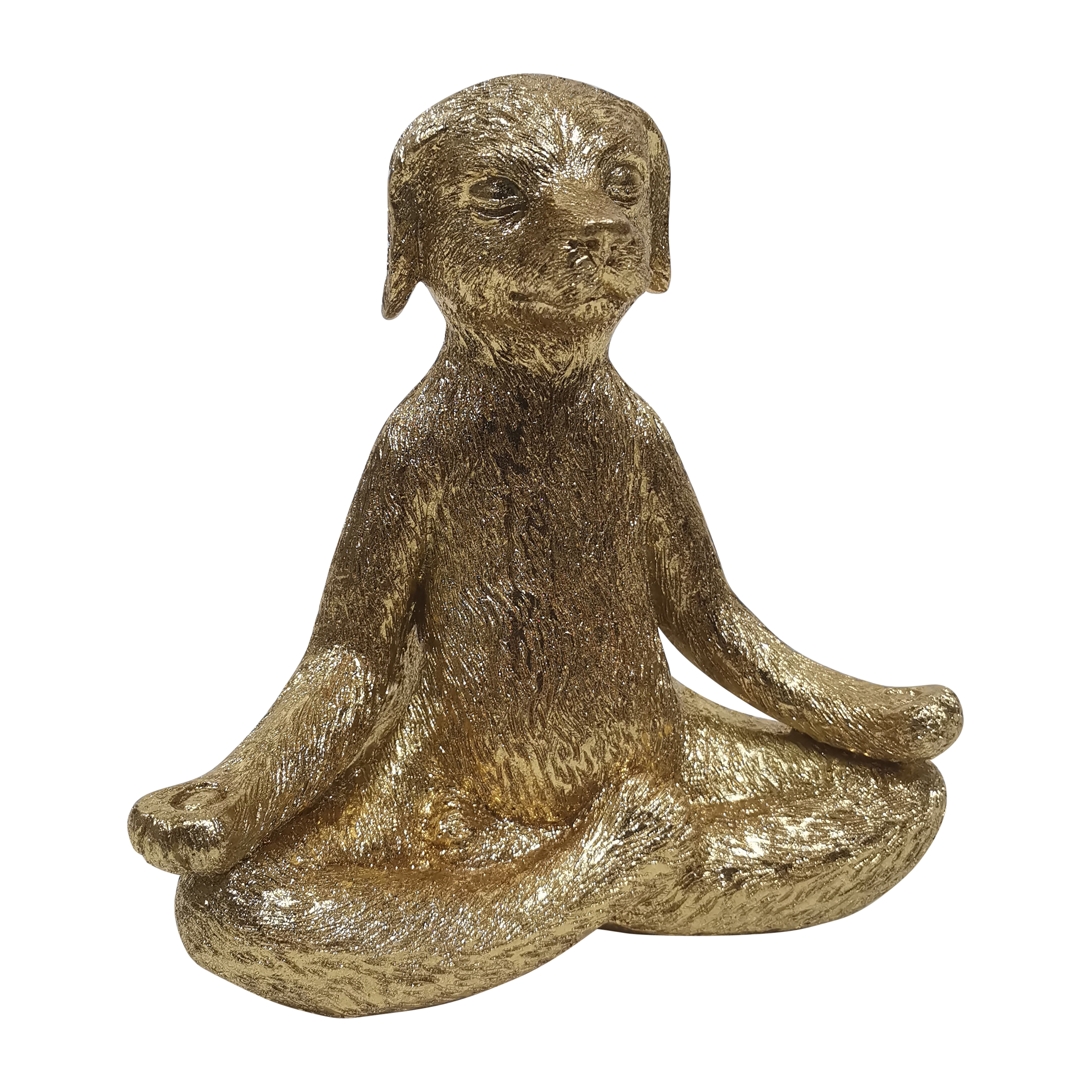 Sagebrook 7" Polyresin Yoga Dog