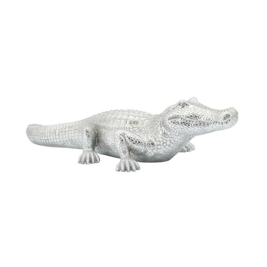 Sagebrook 16" Polyresin Crocodile Figurine