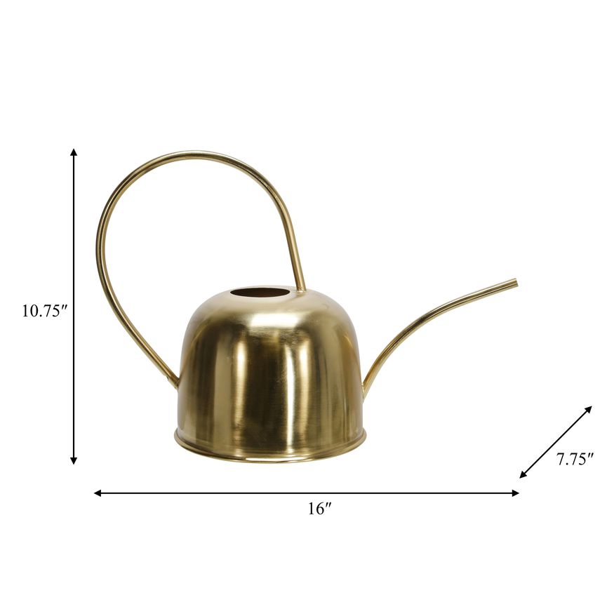 Sagebrook Metal 11" Watering Can - Gold