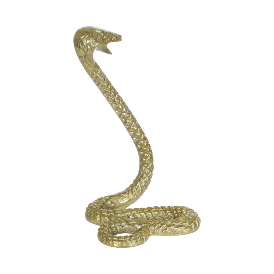 Sagebrook 10" Metal Snake - Gold