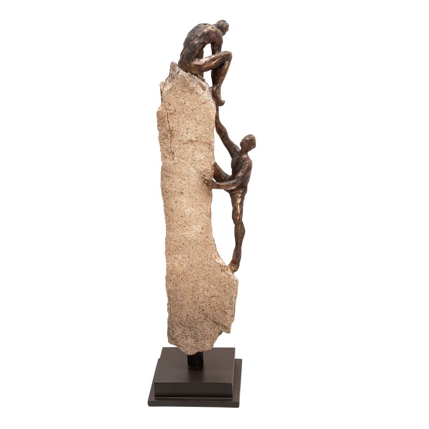 Sagebrook 23" Rock Climber Decor - Bronze