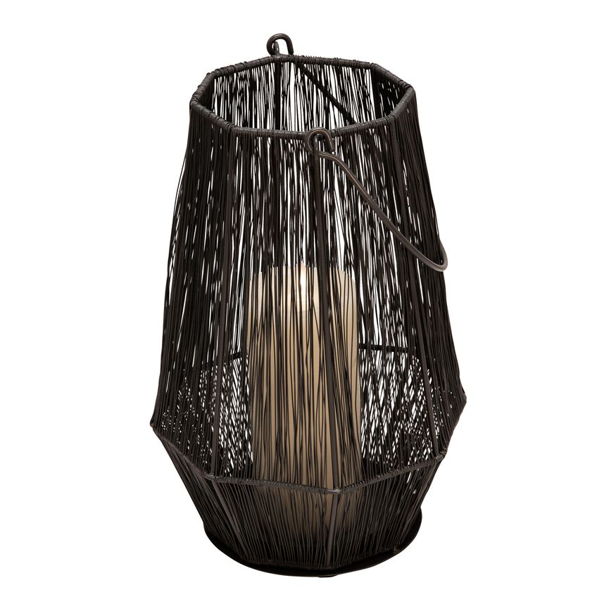 Sagebrook - 13" Metal Lantern in Gray