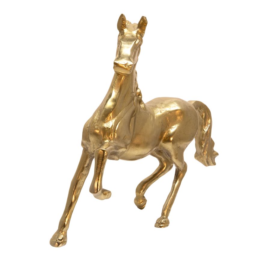 Sagebrook - 16" Horse Sculpture in Gold