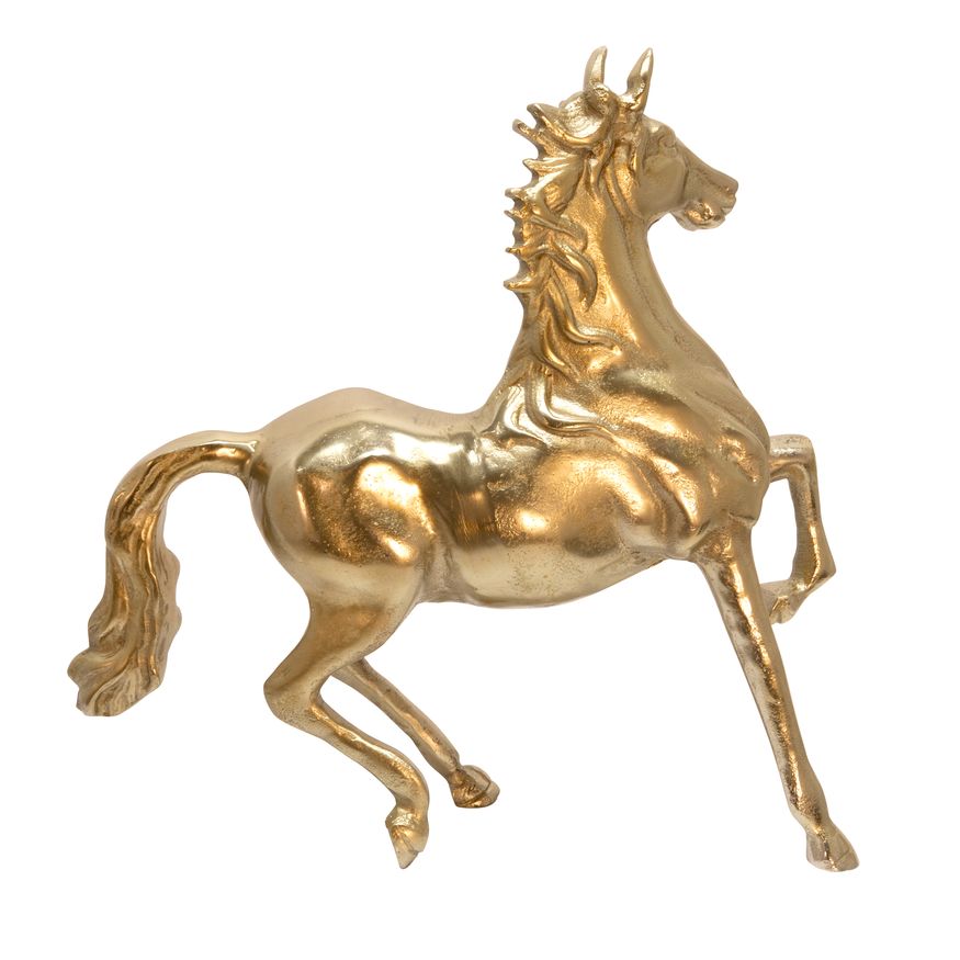 Sagebrook - 16" Horse Sculpture in Gold