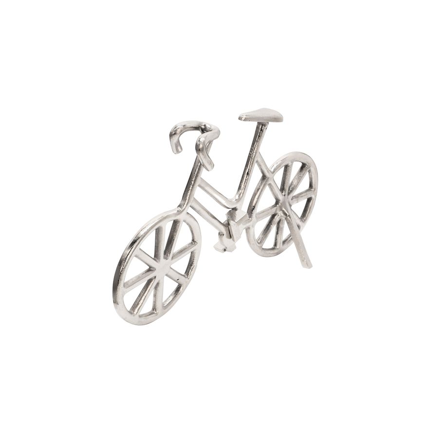 Sagebrook 9" Metal Bicycle - Silver