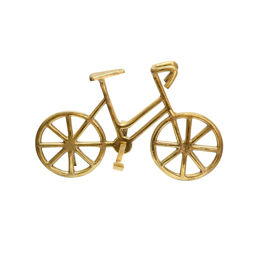 Sagebrook 9" Metal Bicycle - Gold