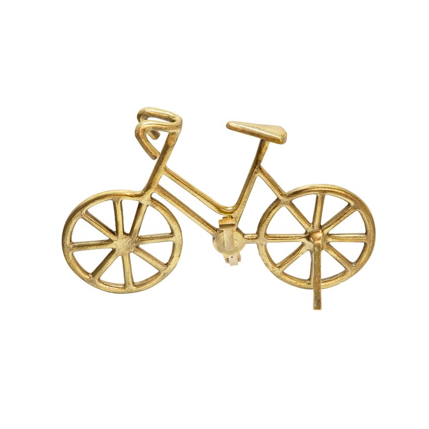 Sagebrook 9" Metal Bicycle - Gold